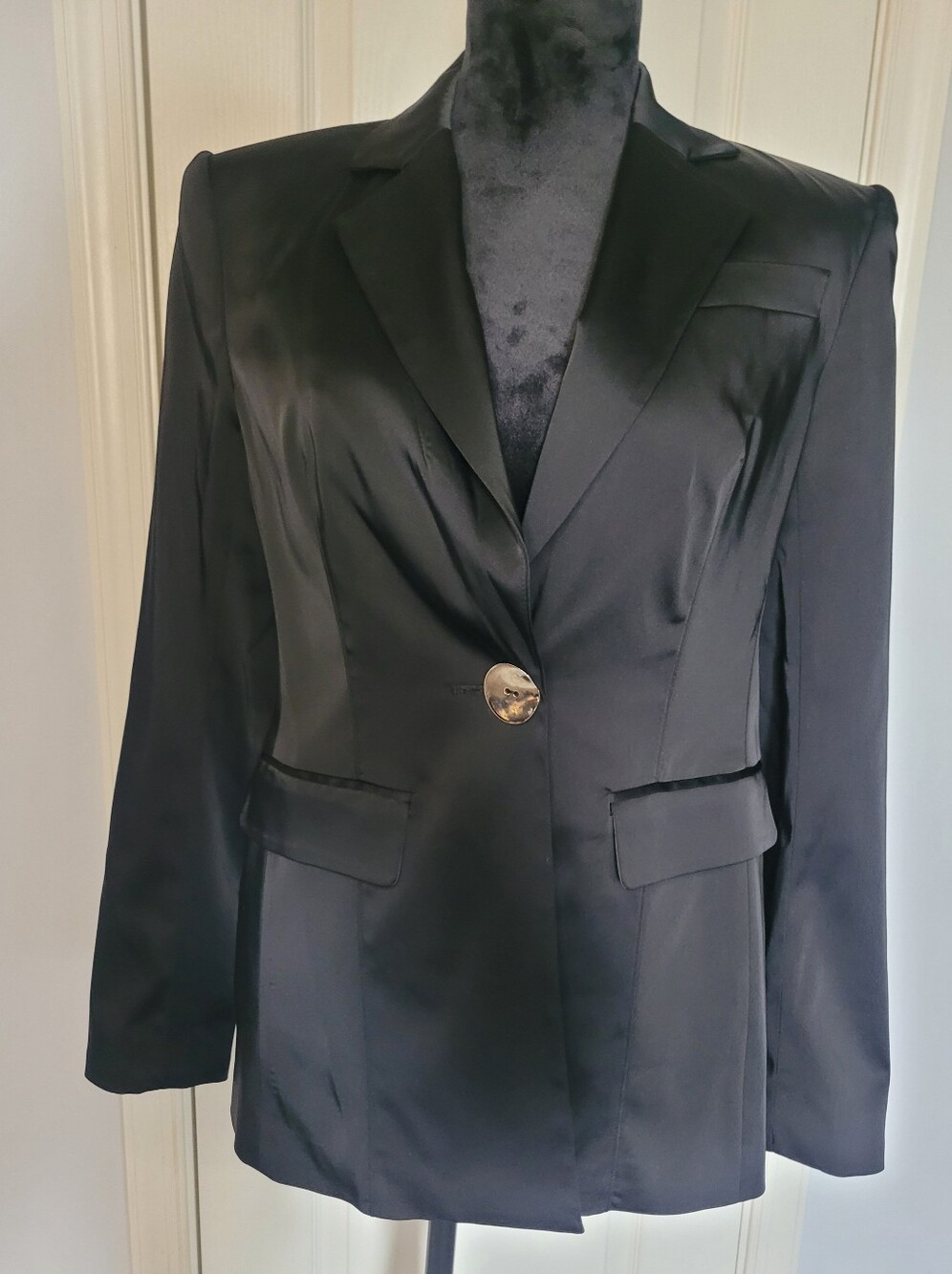 RAMY BROOK Black Single-Button Women's Blazer Jacket. SZ 6.NWT MSRP: $645 - Picture 2 of 7